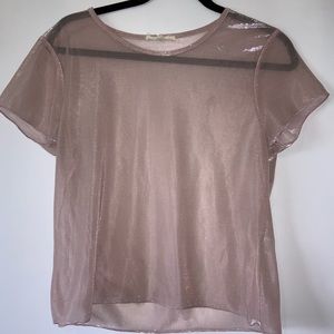 Shimmer top